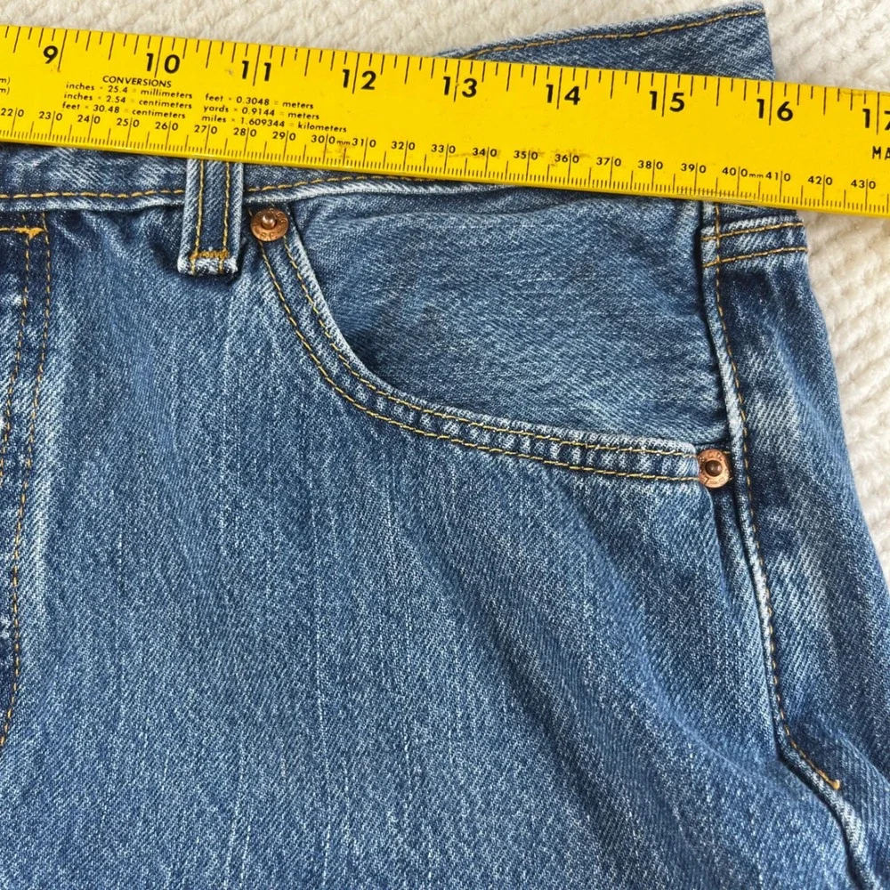 Levis 501 Original Fit Mens Medium Wash Blue Denim Straight Leg Jeans 34x32